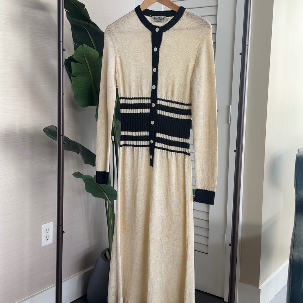 Vintage Striped Knit Anne Fogarty